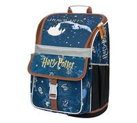 Baagl Schulranzen Jungen Mädchen für 1. Klasse - Ergonomische Schultasche für Kinder - Schulrucksack mit Brustgurt - Grundschule Ranzen Tornister (Harry Potter Hogwarts)