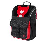Baagl Schulranzen Mädchen und Jungen 1. Klasse - Ergonomische Schultasche für Kinder - Schulrucksack mit Brustgurt - Grundschule Ranzen (Teribear)