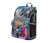 Baagl Schulranzen Jungen Mädchen für 1. Klasse - Ergonomische Schultasche für Kinder Zippy - Schulrucksack mit Brustgurt - Grundschule Ranzen Tornister, 18 l (Skatepark)