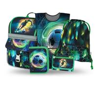 BAAGL 5 SET ZIPPY FUSSBALLER Schulranzenset, farbmix, größe os