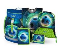 BAAGL 5 SET AIRY FUSSBALL Schulrucksackset, farbmix, größe os