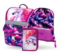 Baagl Schulranzen-Set - Zippy Unicorn Kingdom Baagl