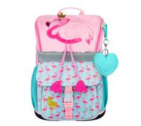 Baagl Schulranzen Zippy - Flamingo | Ergonomische Schultasche für Grundschulkinder