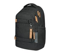Baagl Schulrucksack für Jungen Mädchen Teenager - Skate Max - Skateboard Rucksack - Kinderrucksack mit Laptopfach und Brustgurt für Schule, Weiterführendeschule, Mittelschule, 30 l (Darkness)