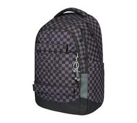 Baagl Schulrucksack für Jungen Mädchen Teenager - Skate Max - Skateboard Rucksack - Kinderrucksack mit Laptopfach und Brustgurt für Schule, Weiterführendeschule, Mittelschule, 30 l (SKA Grau)