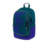 Baagl Schulrucksack für Jungen, Schulranzen für Kinder mit ergonomisch geformter Rücken, Brustgurt und reflektierende Elemente für Weiterführendeschule Mittelschule, 25 l (Logo Blau)