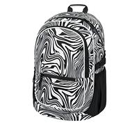 Baagl Schulrucksack für Mädchen, Schulranzen für Kinder mit ergonomisch geformter Rücken, Brustgurt und reflektierende Elemente (Mixture)