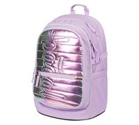 Baagl Schulrucksack für Mädchen, Schulranzen für Kinder mit ergonomisch geformter Rücken, Brustgurt und reflektierende Elemente für Weiterführendeschule Mittelschule (Levander)