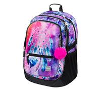 Baagl Schulrucksack für Mädchen, Schulranzen für Kinder mit ergonomisch geformter Rücken, Brustgurt und reflektierende Elemente (Traumfänger)