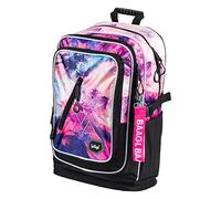 Baagl Schulrucksack Für Mädchen Teenager, Ergonomischer Kinderrucksack mit Laptopfach Für Schule, Extrem Leicht Rucksack mit Brustgurt und Reflektierenden Elementen (Abstract)
