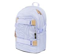 Baagl Schulrucksack für Jungen Mädchen Teenager - Skateboard Rucksack - Kinderrucksack mit Laptopfach und Brustgurt für Schule, Weiterführendeschule, Mittelschule (Lilac)