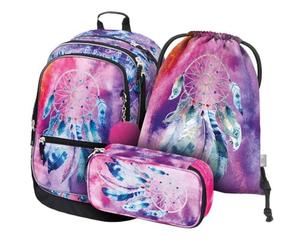 Baagl Schulrucksack Set 3 Teilig Schultasche Grundschule - Traumfänger
