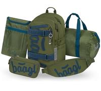 BAAGL 5 SET SKATE OLIVE Schulset, grün, größe os