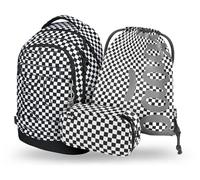 Baagl Schulrucksack Set Jungen Mädchen Teenager 3 Teilig Skate MAX 30 l | Grundschule Ranzen mit Brustgurt und ergonomischer Schulranzen als Schultasche ab 3. Klasse bieten Platz für Schulzubehör.