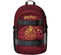 BAAGL Schulrucksack Skate Harry Potter Hogwarts weinrot GRS