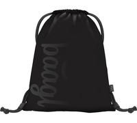 BAAGL BLACK Turnbeutel, schwarz, größe os