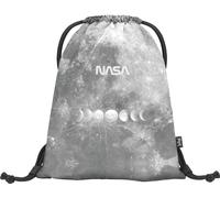 Baagl Turnbeutel für Jungen, wasserdichte Schuhbeutel für Kinder, Schule und Kindergarten Sportbeutel für Junge, Sportrucksack, Gymsack (NASA Grey)