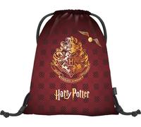 Baagl Turnbeutel für Jungen, Wasserdichte Schuhbeutel für Kinder, Schule und Kindergarten Sportbeutel für Junge, Sportrucksack, Gymsack (Harry Potter Hogwarts Weinrot)