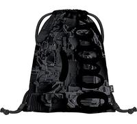 Baagl Turnbeutel für Jungs - Sportbeutel für Jungen, Kinder, Teenager - Schule und Sport Schuhbeutel, Sportsack mit Reflektiven Elementen (Technic)