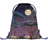 Baagl Turnbeutel für Jungs und Mädchen - Sportbeutel für Jungen, Kinder, Teenager - Schule und Sport Schuhbeutel, Sportsack mit Reflektiven Elementen (Skate Night)