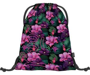 Baagl Turnbeutel für Mädchen und Damen - Schuhbeutel, Schule und Kindergarten Sportbeutel, Sportrucksack (Paradise)