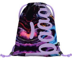Baagl Turnbeutel für Mädchen und Damen - Schuhbeutel, Schule und Kindergarten Sportbeutel, Sportrucksack (Marble)