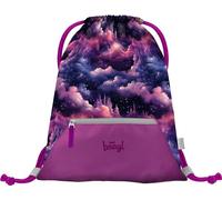 Baagl Turnbeutel für Mädchen, wasserdichte Schuhbeutel für Kinder, Schule und Kindergarten Sportbeutel, Sportsack (Königliches Einhorn)