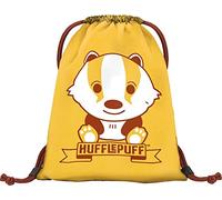 Baagl Turnbeutel Kindergarten, Sportbeutel für Jungen, Mädchen, Turnsackerl Kinder Sport Beutel Schuhbeutel Sportsack (Harry Potter - Hufflepuff)