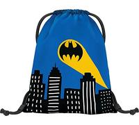 Baagl Turnbeutel Sportbeutel Kindergarten Jungen Mädchen - Batman Blau