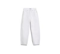 BAARLY BARREL JEANS | 100% recycelte Baumwolle Non Stretch - weiss (28-32)