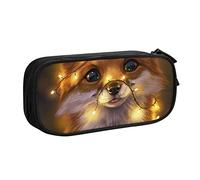 BAAROO Niedlicher Fuchs großes Federmäppchen mit 2 Fächern, Federmappe für Mädchen, Jungen, Studenten, Schule, Büro, farbe, 5.0cm*10.5cm*20.5cm, federmäppchen