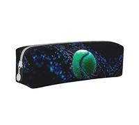 BAAROO Niedliches Tennis-Federmäppchen, Make-up-Tasche mit Reißverschluss, Leder, für Damen und Herren, farbe, 5.0cm*10.5cm*20.5cm, federmäppchen