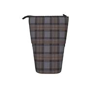 BAAROO Stehen Sie oben Bleistifthalter Outlander Fraser Tartan Plaid Kleinere Make-up Tasche Leicht Stehen Stifthalter Personalisierte Tel, farbe, 5.0cm*10.5cm*20.5cm, federmäppchen