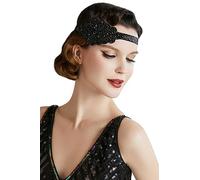 BABEYOND 1920er Jahre Flapper Stirnband Kristall Great Gatsby Kopfstück Vintage 20er Jahre Flapper Gatsby Accessoires