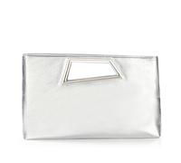BABEYOND Clutch Handtasche für Damen - Elegante Abendtasche aus PU-Leder mit Glitzer für Verschiedene Anlässe wie Abendessen, Alltag, Dates, Hochzeiten und Kostümparty Silber