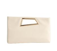 BABEYOND Clutch Handtasche für Damen - Elegante Abendtasche aus PU-Leder mit Glitzer für Verschiedene Anlässe wie Abendessen, Alltag, Dates, Hochzeiten und Kostümparty Cream