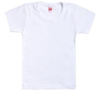 BABIDU Jungen Kurzarm-Unterhemd, 100% Baumwolle, weicher und atmungsaktiver antiallergischer Rippstoff, Basic-Sommer-T-Shirt, leichte Bequeme Unterwäsche, ideal für Jungen von 2 bis 16 Jahren