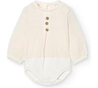 BABIDU Langarm-Baby-Body aus 100% Baumwolle, Baby-Body für Neugeborene aus weichem Bambula-Stoff, atmungsaktiv und hypoallergen für empfindliche Haut, Knopfverschluss, Unisex-Kleidung für Jungen