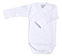 BABIDU Langarm-Baby-Body aus 100% Baumwolle mit Kreuzverschluss-Sterndruck, Baby-Body für Neugeborene und Frühgeborene, weicher und hypoallergener Stoff für empfindliche Haut, Unisex-Kleidung Babys