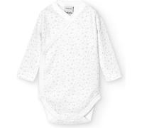BABIDU Langarm-Baby-Body aus 100% Baumwolle mit Kreuzverschluss-Sterndruck, Baby-Body für Neugeborene und Frühgeborene, weicher und hypoallergener Stoff für empfindliche Haut, Unisex-Kleidung Babys