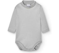 BABIDU Langarm-Baby-Body mit Rollkragen, 100% Baumwolle, Baby-Body für Neugeborene, weicher, atmungsaktiver, hypoallergener Stoff für empfindliche Haut, Unisex-Kleidung für die Taufe von Babys