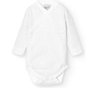 BABIDU Langarm-Baby-Cross-Body aus 100% Baumwolle mit Punktemuster, Baby-Body für Neugeborene und Frühgeborene, weicher und atmungsaktiver, hypoallergener Stoff für empfindliche Haut, Unisex-Kleidung