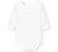 BABIDU Unisex Baby Baby-Body-1117 Zugeschnitten, Weiß, 3-6 Monate