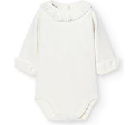 BABIDU Unisex Baby Body Cuello Batista, Beige, 6 Monate