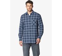 BABISTA Herren Flanellhemd Floreverti blau L - 41/42