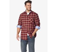 BABISTA Herren Flanellhemd Floreverti rot L - 41/42