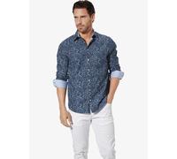 BABISTA Regular Fit Hemd dunkelblau, Bedruckt