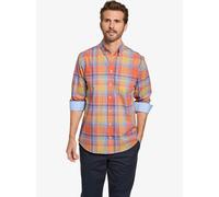 Langarmhemd BABISTA "Hemd DORENZA", Herren, Gr. XXL, orange (orange kariert), Obermaterial: 100% Baumwolle CO., Langarm, Hemden (51277833-XXL) orange kariert