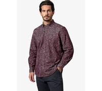 BABISTA Regular Fit Hemd dunkelrot, Gemustert
