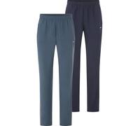 BABISTA Herren Doppelpack Jogginghose Bellaverti |2er Set | Sporthose | seitlich Paspelierung | Stickerei | pflegeleichtes Material | große Größen L-5XL blau, 56